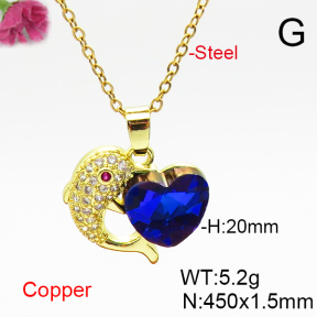 Fashion Copper Necklace  F6N406933aakl-G030