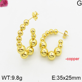 Fashion Copper Earrings  F5E200444bbov-J40