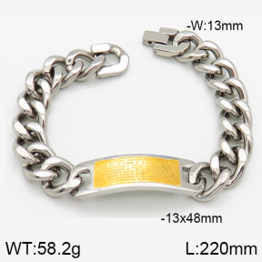  Closeout( No Discount) Stainless Steel Bracelet   CL6B00014bbov-742