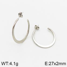  Closeout( No Discount) Stainless Steel Earrings  CL6E00047vaia-742 