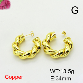 Fashion Copper Earrings  F6E200397vbnb-L017