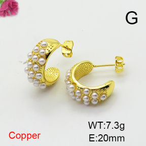 Fashion Copper Earrings  F6E301720bbov-L017