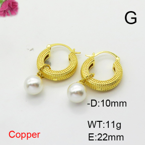 Fashion Copper Earrings  F6E301722vbnb-L017