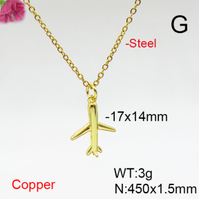Fashion Copper Necklace  F6N200365vaia-L017