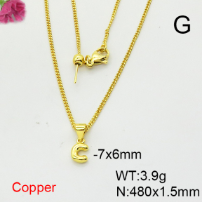 Fashion Copper Necklace  F6N200368baka-L017