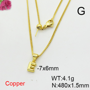 Fashion Copper Necklace  F6N200370baka-L017