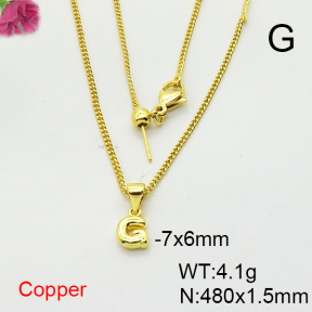 Fashion Copper Necklace  F6N200372baka-L017