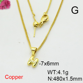 Fashion Copper Necklace  F6N200373baka-L017