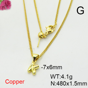Fashion Copper Necklace  F6N200376baka-L017