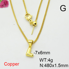 Fashion Copper Necklace  F6N200377baka-L017