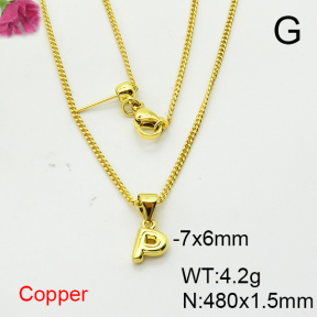 Fashion Copper Necklace  F6N200381baka-L017