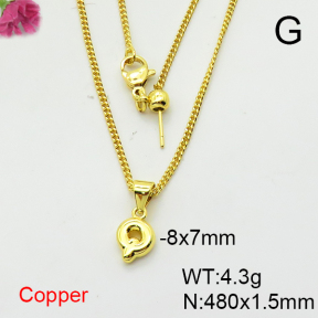 Fashion Copper Necklace  F6N200382baka-L017