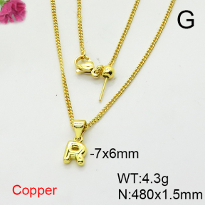 Fashion Copper Necklace  F6N200383baka-L017
