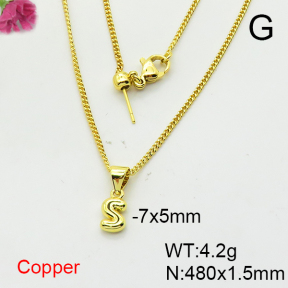 Fashion Copper Necklace  F6N200384baka-L017