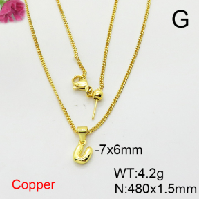 Fashion Copper Necklace  F6N200386baka-L017