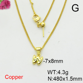 Fashion Copper Necklace  F6N200388baka-L017
