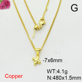 Fashion Copper Necklace  F6N200389baka-L017