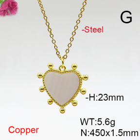 Fashion Copper Necklace  F6N300885baka-L017