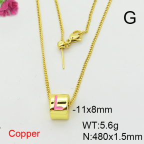 Fashion Copper Necklace  F6N300886aakl-L017
