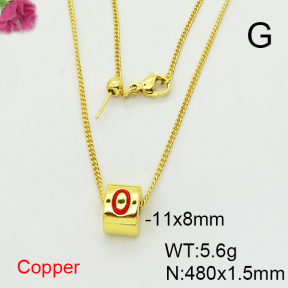 Fashion Copper Necklace  F6N300887aakl-L017