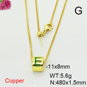 Fashion Copper Necklace  F6N300889aakl-L017