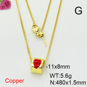 Fashion Copper Necklace  F6N300890aakl-L017