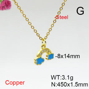 Fashion Copper Necklace  F6N406944vail-L017