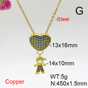Fashion Copper Necklace  F6N406951vbmb-L017