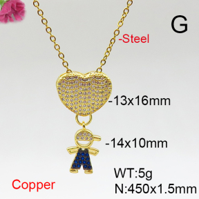 Fashion Copper Necklace  F6N406952vbmb-L017