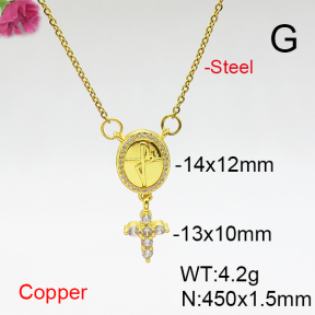 Fashion Copper Necklace  F6N406964aajl-L017
