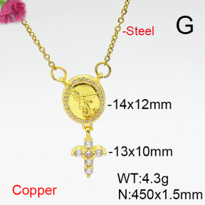 Fashion Copper Necklace  F6N406969aajl-L017