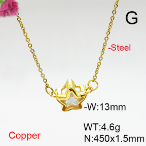 Fashion Copper Necklace  F6N406972vail-L017