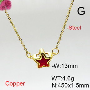 Fashion Copper Necklace  F6N406974vail-L017