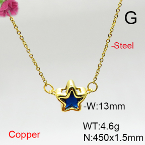 Fashion Copper Necklace  F6N406975vail-L017
