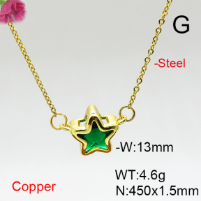 Fashion Copper Necklace  F6N406976vail-L017