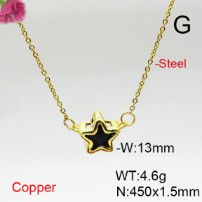 Fashion Copper Necklace  F6N406977vail-L017