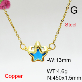 Fashion Copper Necklace  F6N406978vail-L017