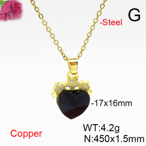 Fashion Copper Necklace  F6N406979aakl-G030