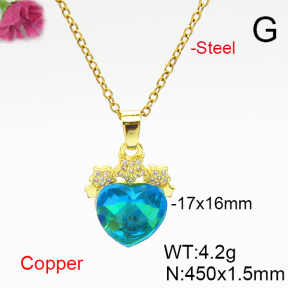 Fashion Copper Necklace  F6N406982aakl-G030