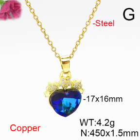 Fashion Copper Necklace  F6N406983aakl-G030