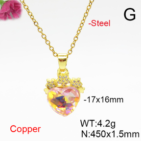 Fashion Copper Necklace  F6N406985aakl-G030