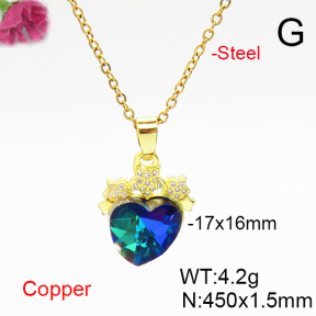 Fashion Copper Necklace  F6N406987aakl-G030