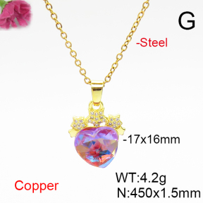Fashion Copper Necklace  F6N406992aakl-G030