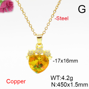 Fashion Copper Necklace  F6N406995aakl-G030