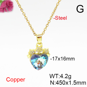 Fashion Copper Necklace  F6N406996aakl-G030
