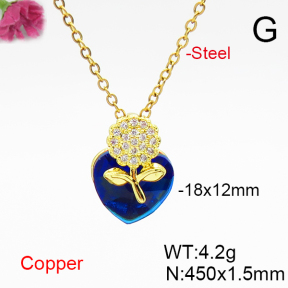 Fashion Copper Necklace  F6N407000aakl-G030