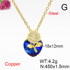 Fashion Copper Necklace  F6N407002aakl-G030