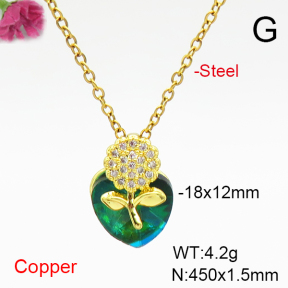 Fashion Copper Necklace  F6N407005aakl-G030