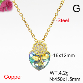 Fashion Copper Necklace  F6N407006aakl-G030
