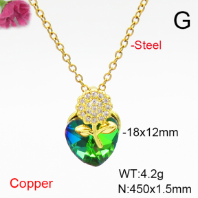 Fashion Copper Necklace  F6N407008aakl-G030